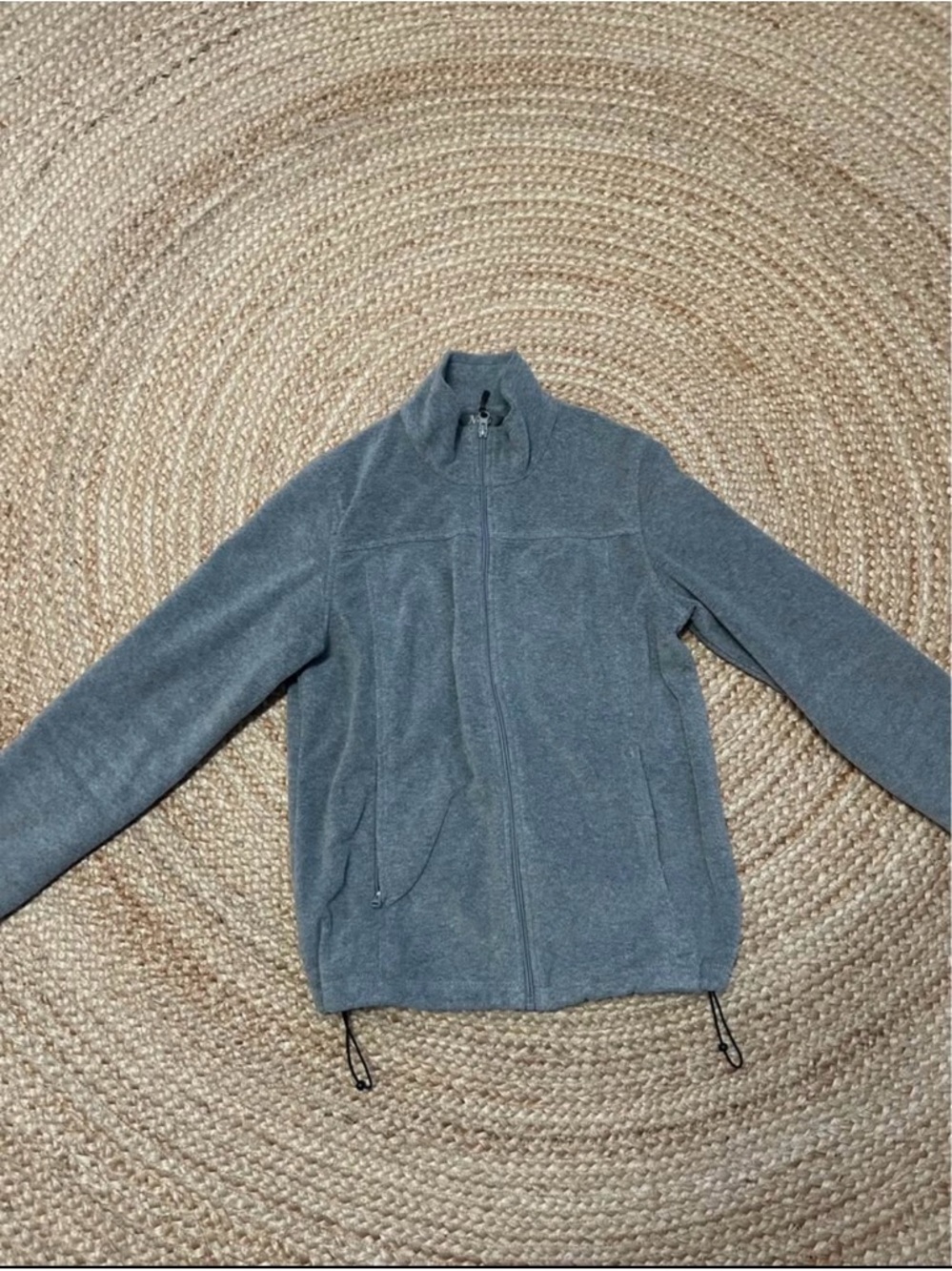 Natural Reflections Gray Full-Zip Women's Fleece Jacket
